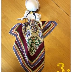 Vintage Handkerchief Church Doll